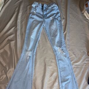 Selling flare denim jeans!